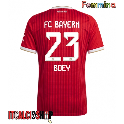 Bayern Munich Sacha Boey #23 Prima Maglia Femmina 2026-27 Manica Corta
